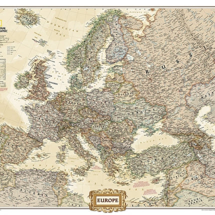 Europe Executive enlarged  laminated