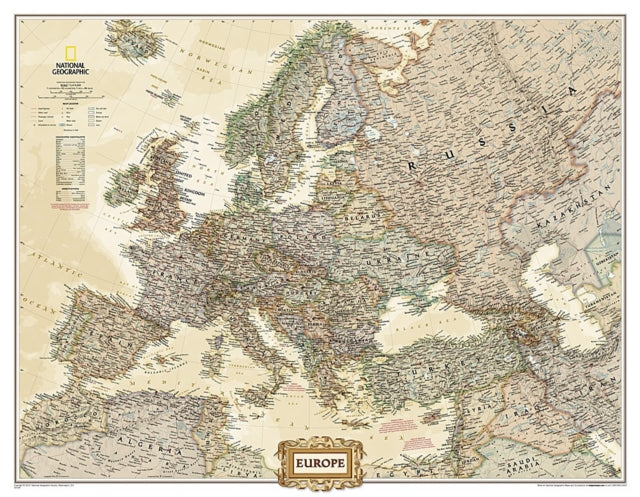 Europe Executive enlarged  laminated