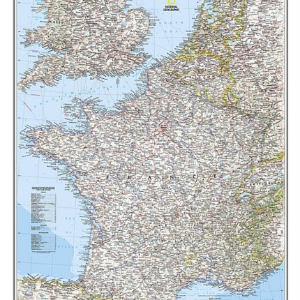 France Belgium and The Netherlands Classic laminated