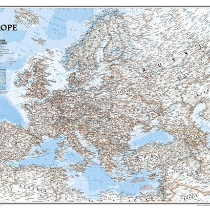 Europe Classic, Enlarged &, Laminated: Wall Maps Continents