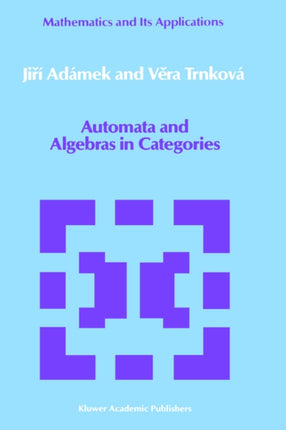 Automata and Algebras in Categories