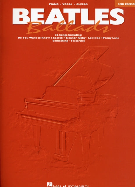 Beatles Ballads Piano Vocal Guitar Pvg Book