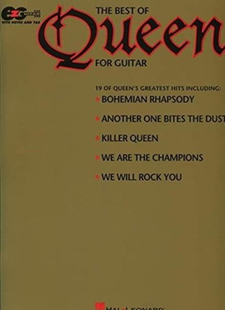 The Best Of Queen For Guitar Easy Guitar Gtr Book