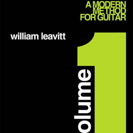 A Modern Method for Guitar  Volume 1
