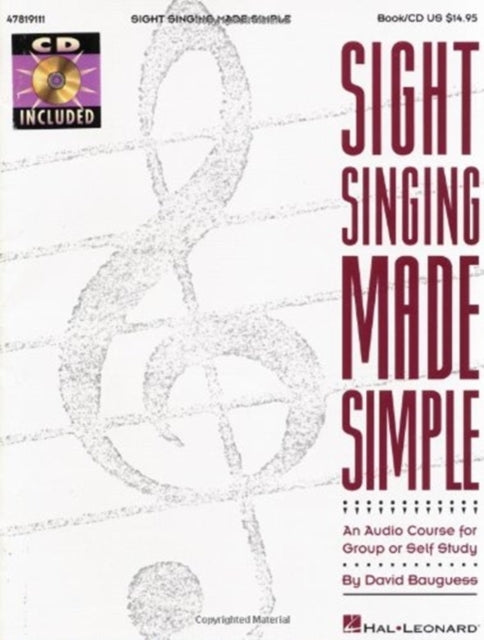 Sight Singing Made Simple Vce BookCd