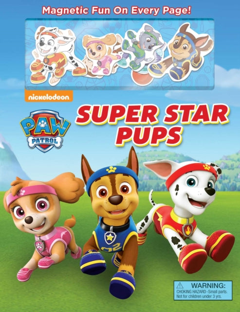 Nickelodeon Paw Patrol Super Star Pups Magnetic Hardcover