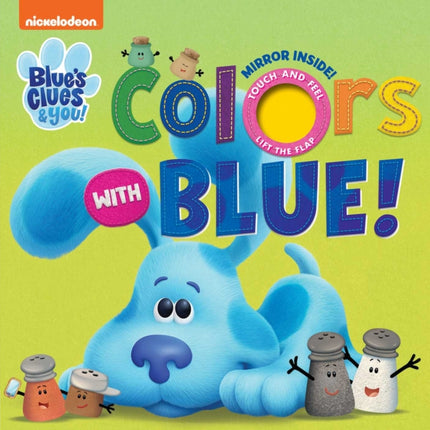 Nickelodeon Blues Clues  You Colors with Blue Cloth Flaps