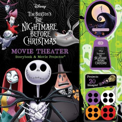 Disney: Tim Burton's the Nightmare Before Christmas Movie Theater Storybook & Movie Projector