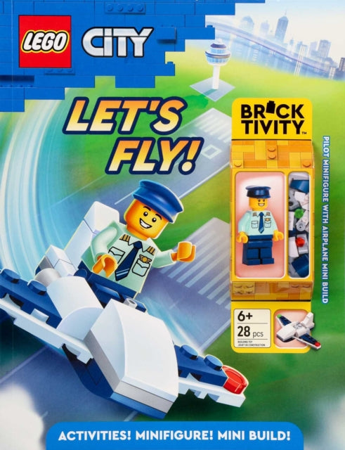 Lego City Activity Book with Pilot  Plane MiniBuild