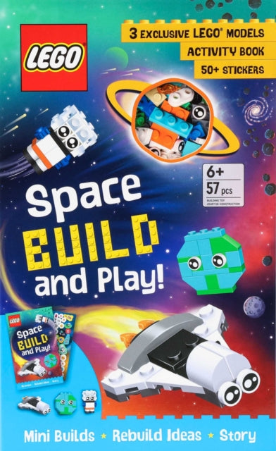 Lego Books Space Build and Play Box