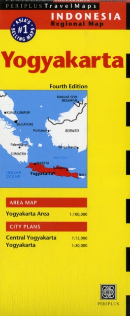 Yogyakarta Travel Map Fourth Edition