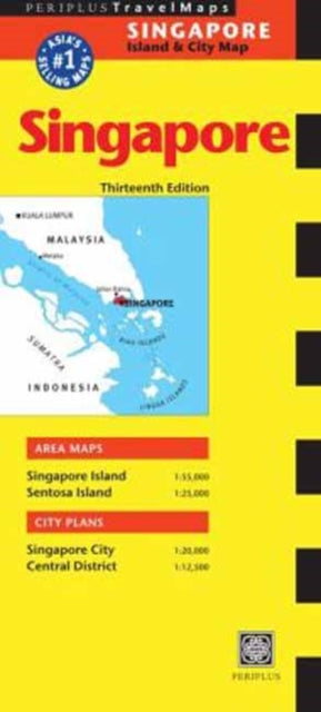 Singapore Travel Map Thirteenth Edition