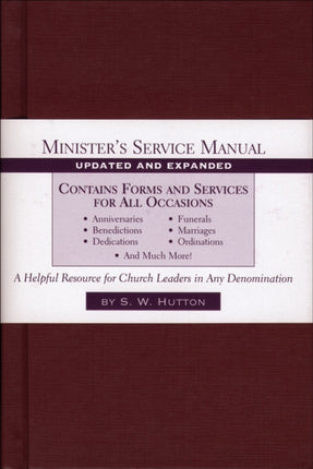 Minister`s Service Manual