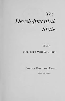The Developmental State