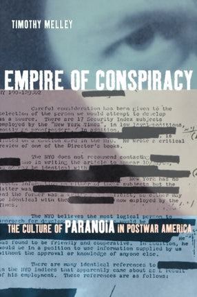 Empire of Conspiracy: The Culture of Paranoia in Postwar America