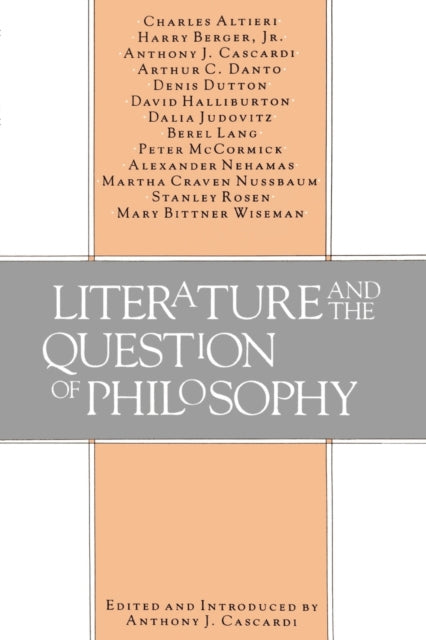 Literature and the Question of Philosophy