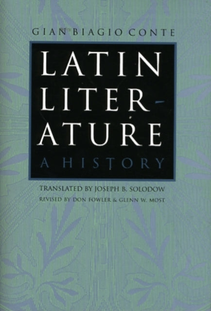 Latin Literature: A History