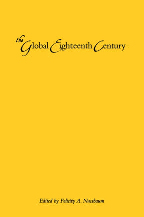 The Global Eighteenth Century