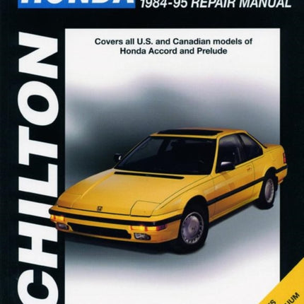 Honda Accord/Prelude (84 - 95) (Chilton)