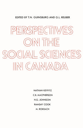 Perspectives on the Social Sciences in Canada