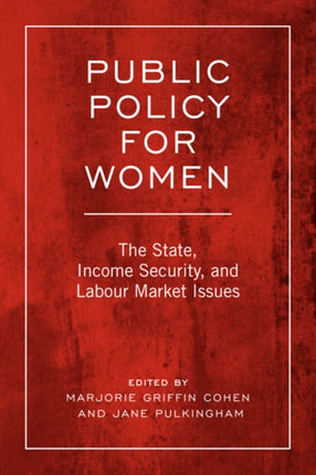 Public Policy For Women  The State Income