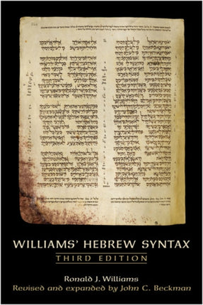 Williams Hebrew Syntax Third Edition
