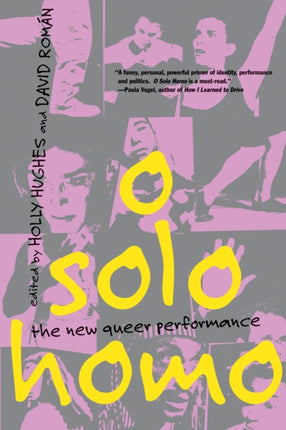 O Solo Homo The New Queer Performance