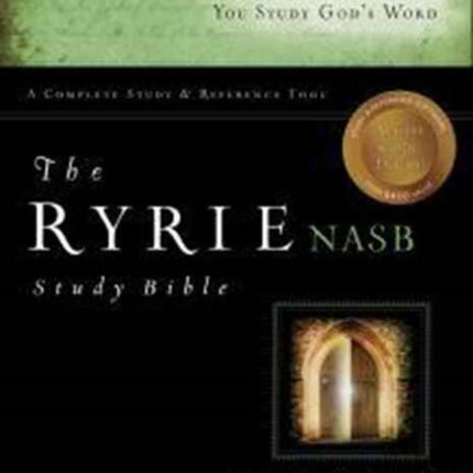 NASB Ryrie Study Bible, Black Genuine Leather, Red Letter