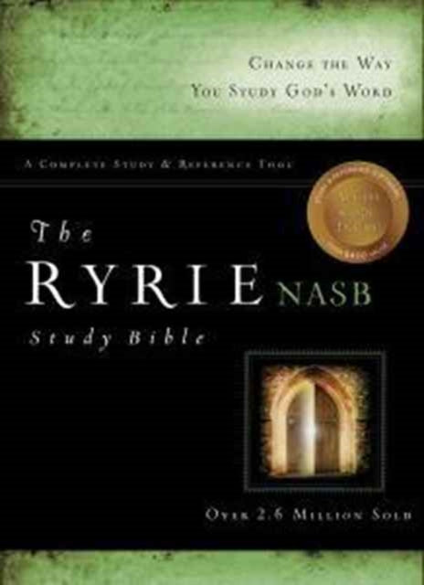 NASB Ryrie Study Bible, Black Genuine Leather, Red Letter