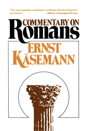 Commentary on Romans by Ernst Ksemann 19940930