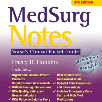 MedSurg Notes Nurses Clinical Pocket Guide