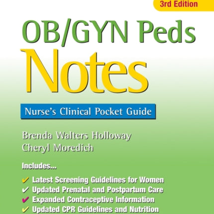 OBGYN Peds Notes