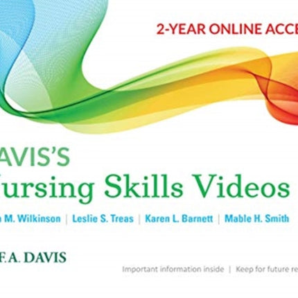 Daviss Nursing Skills Videos 24Month Access