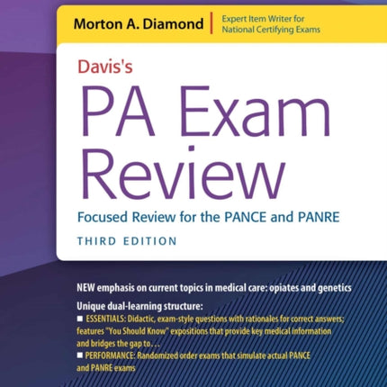 Davis's PA Exam Review: Focused Review for the PANCE and PANRE