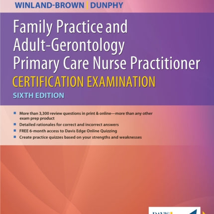 Family Practice and Adult-Gerontology Primary Care Nurse Practitioner Certification Examination