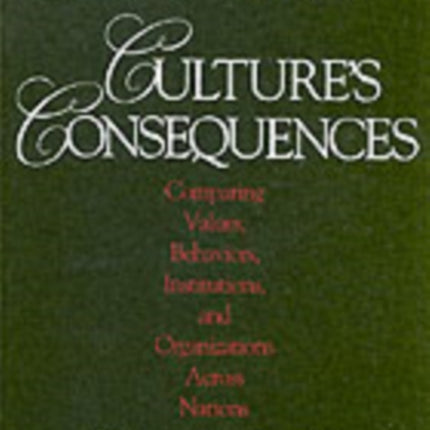 Cultures Consequences