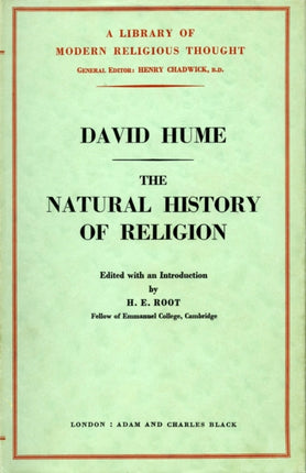 The Natural History of Religion