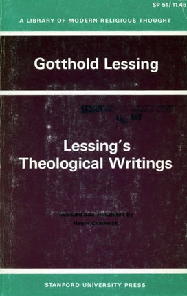 Lessing’s Theological Writings: Selections in Translation