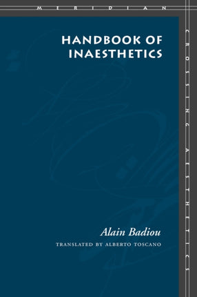 Handbook of Inaesthetics