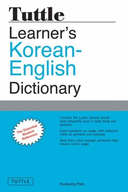 Tuttle Learner's Korean-English Dictionary: The Essential Student Reference