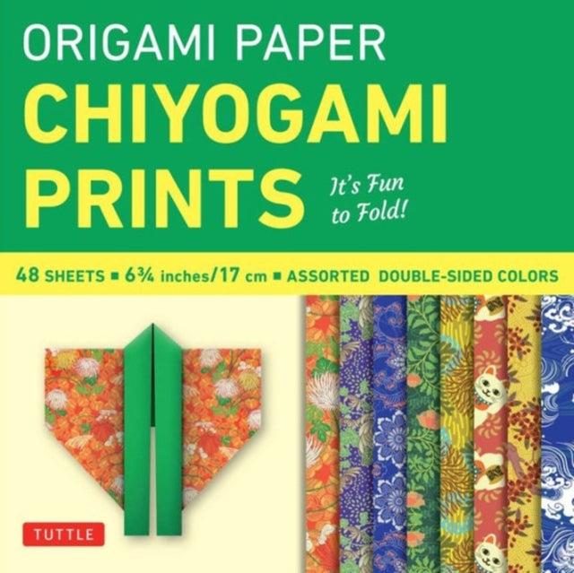 Origami Paper - Chiyogami Prints - 6 3/4" - 48 Sheets: Tuttle Origami Paper: Double-Sided Origami Sheets Printed with 8 Different Patterns (Instructions for 6 Projects Included)