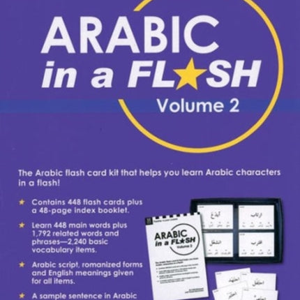 Arabic in a Flash Kit Volume 2 Tuttle Flash Cards