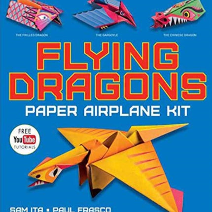 Flying Dragons Paper Airplane Kit