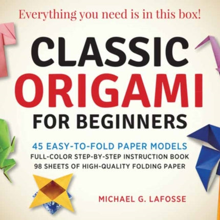 Classic Origami for Beginners Kit