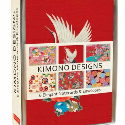 Kimono Note Cards: 6 Blank Note Cards & Envelopes (4 x 6 inch cards in a box)