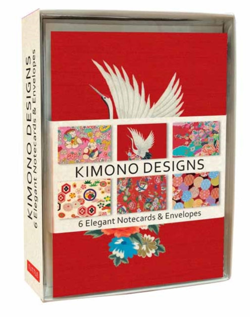 Kimono Note Cards: 6 Blank Note Cards & Envelopes (4 x 6 inch cards in a box)