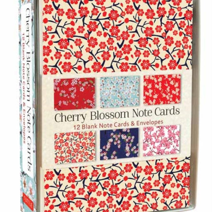 Cherry Blossom Note Cards: 12 Blank Note Cards & Envelopes (4 x 6 inch cards in a box)