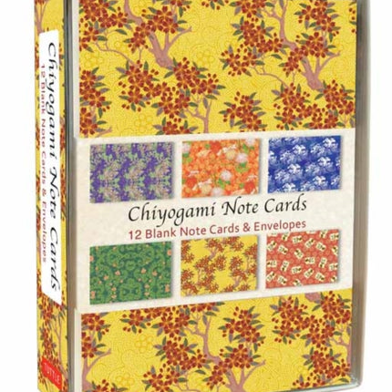 Chiyogami Note Cards: 12 Blank Note Cards & Envelopes (4 x 6 inch cards in a box)