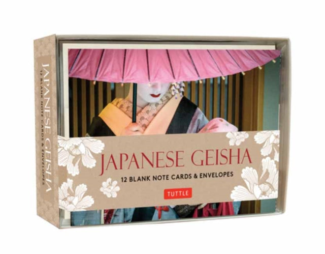 Japanese Geisha Note Cards: 12 Blank Note Cards and Envelopes