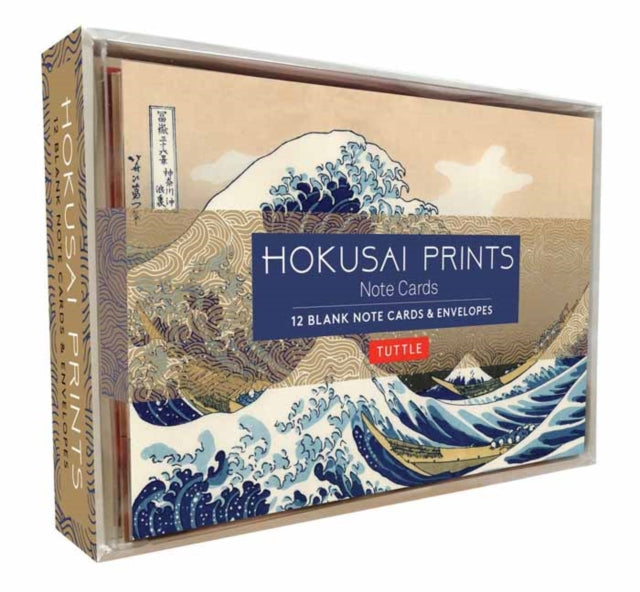 Hokusai Prints Note Cards: 12 Blank Note Cards & Envelopes (6 x 4 inch cards in a box)